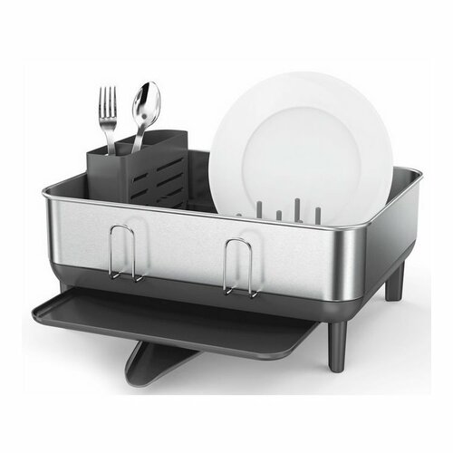 Simplehuman Geschirrabtropfer, Schwarz