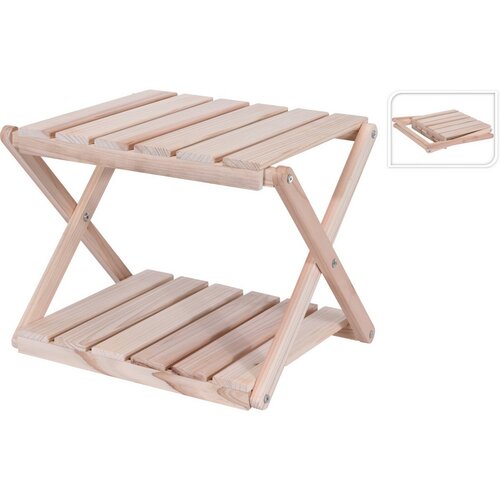 Klappbarer Holztisch Taigo, 38,5 x 31 x 32,5 cm