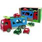 Autotransporter mit 4 Autos und Rampen, 49 cm