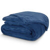 Carbotex Mikrofleece-Decke, Blau, 150 x 200 cm