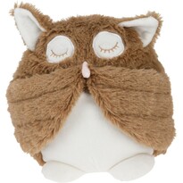 Sleepy owl ajtóütköző barna, 15 x 20 cm