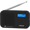 Sencor SRD 7200 B DAB+/FM digitálne rádio, čierna