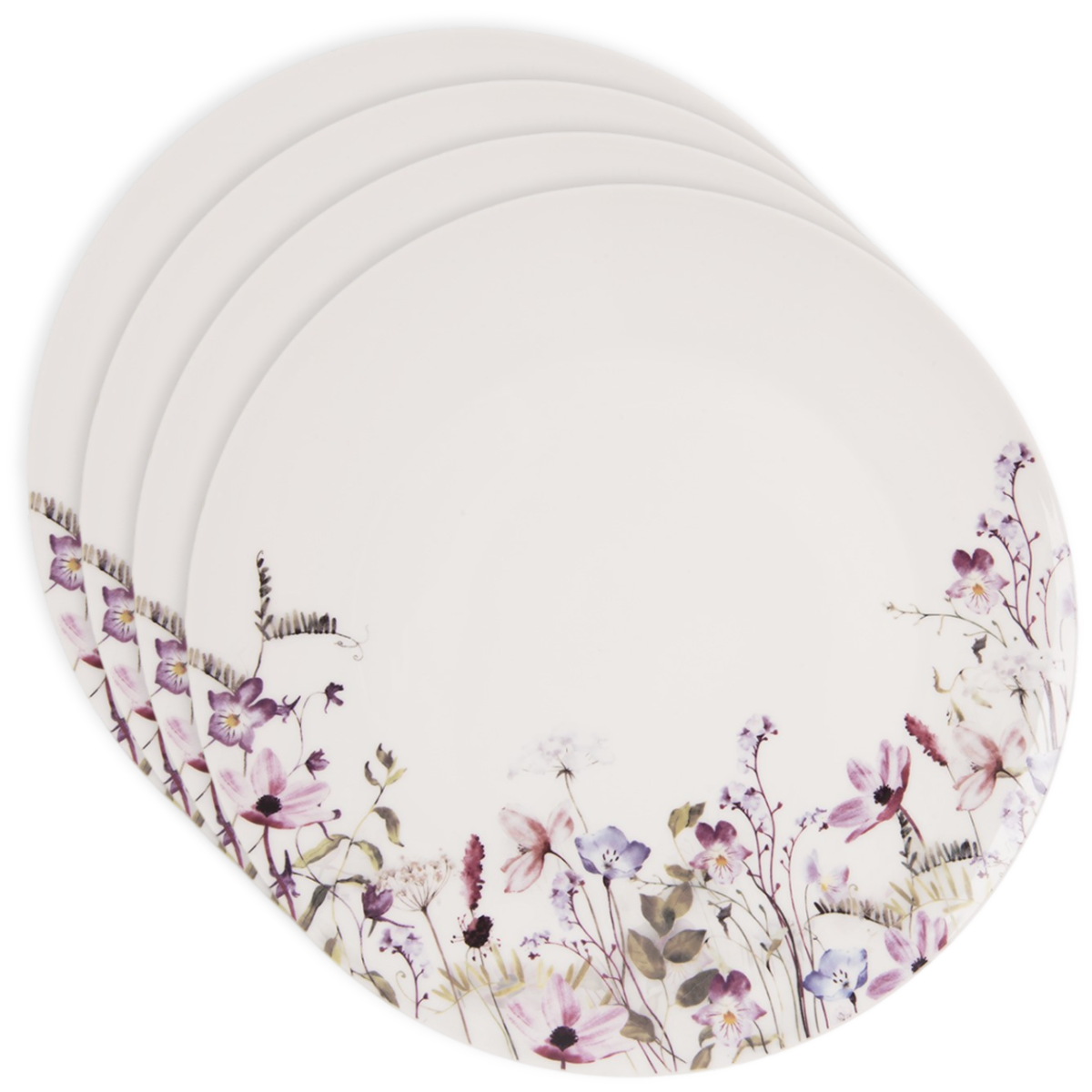 Orion Súprava 4 plytkých tanierov LÚKA 27,3 cm