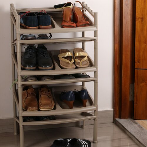 Полиця для взуття 6 поверхів Brown 52 x 34 x 91 см