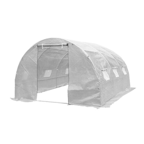 Happy Green Gewächshaus Weiß, 3 x 4,5 m