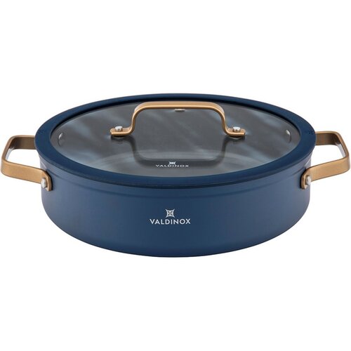 Valdinox Caserolă largă cu capac Giovanni 26 cm, 3,5 l
