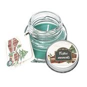 Set de lumânări aromate cu felicitare 28 g încutie cadou, Winter, mix 6 bucăți