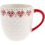 Porcelanowy kubek Pletené srdce 630 ml