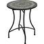 Bistro kültéri asztal dekor Mosaic sötét, 60 x magasság 71 cm