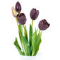 Umělý svazek Tulipánů fialová, 39 cm