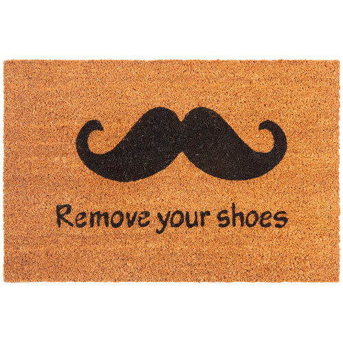 Remove Your Shoes kókusz lábtörlő, 40 x 60 cm