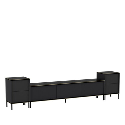 TV-Lowboard mit Schränken Imej Anthracite