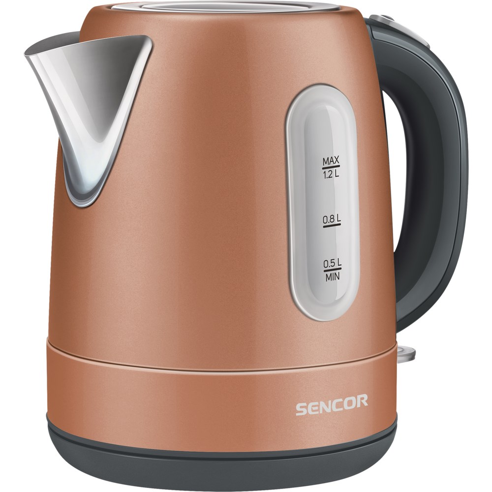 Sencor SWK 1226GD rychlovarná konvice 1,2 l, zlatá