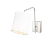 Kinkiet lampa ścienna Ve - 6002, chrom/biały