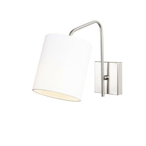 Kinkiet lampa ścienna Ve - 6002, chrom/biały