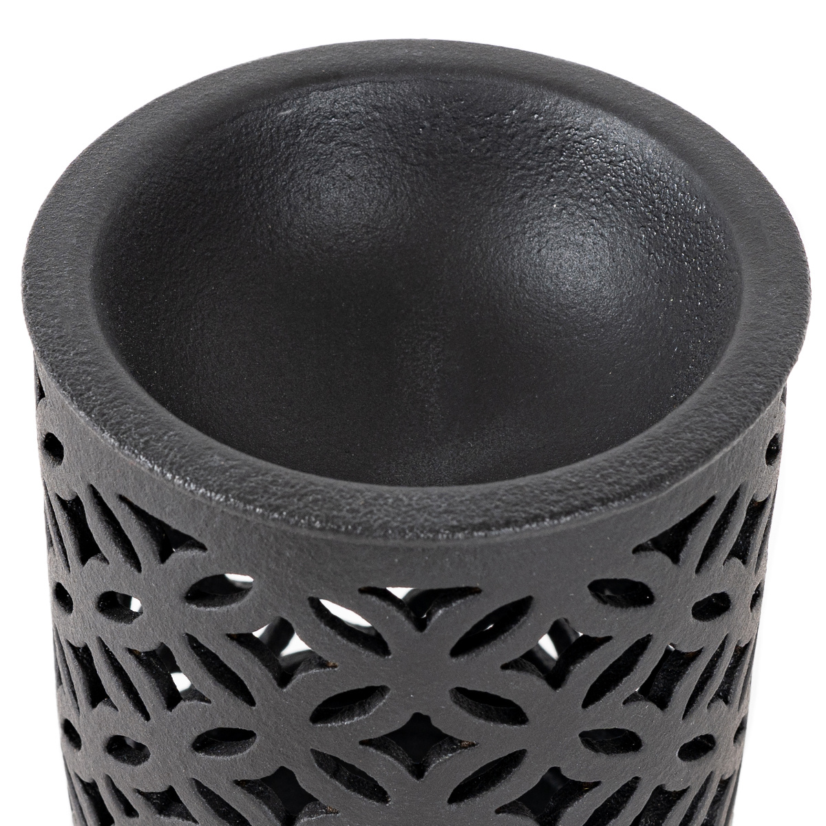 Whittle  porcelán aromalámpa fekete, 8,5 x 12 cm termék 2. képe