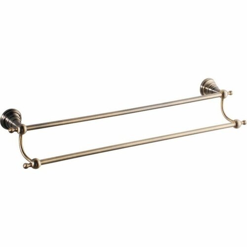SAPHO 1318-11 Diamond dupla törülközőtartó 60 cm,bronz