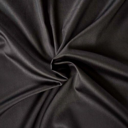 Cearșaf de pat Kvalitex Luxury collection, satin negru, 220 x 200 cm + 15 cm