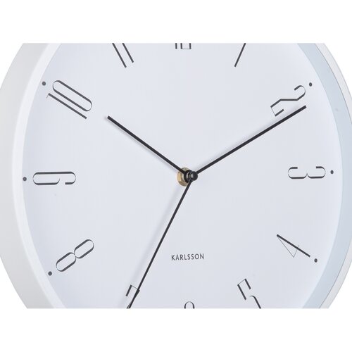 Karlsson 5988WH design falióra fehér, átmérő 30 cm