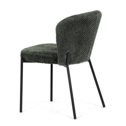 Scaun de sufragerie Bouclé CT-W1077 GRN2, verde