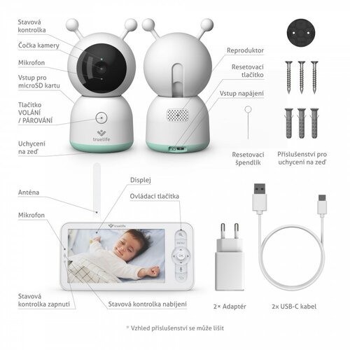 TrueLife NannyCam R7 Dual Smart elektronicznaniania