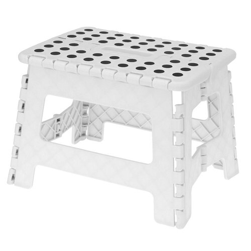 Skládací stolička bílá, 29 x 22 cm