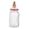 Altom Christmas Tree üvegedény kerámia fedéllel 900 ml