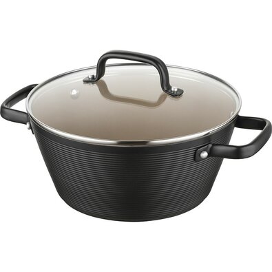 Florina Hliníkový hrnec Carina Black 3,3 l, 24 cm