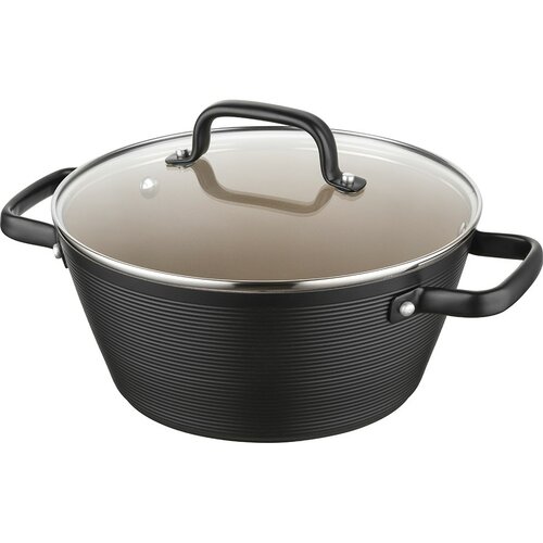 Florina aluminijasta posoda Carina črna 3,3 l, 24 cm