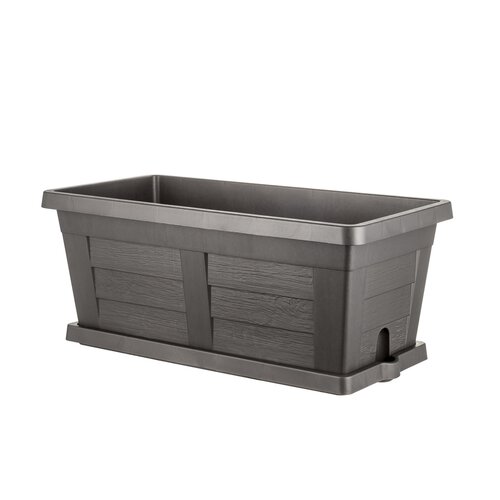 Bama Vrtni veliko prostorninski korit Legno antracit, 60 x 30 x 25 cm