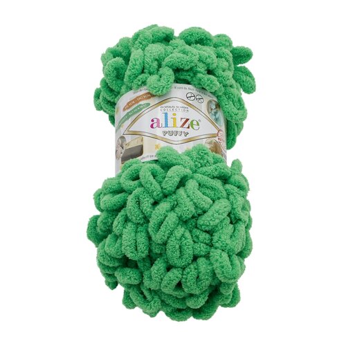 PUFFY fonal zöld, 100 g / 9 m, zöld akciós termékkép 1
