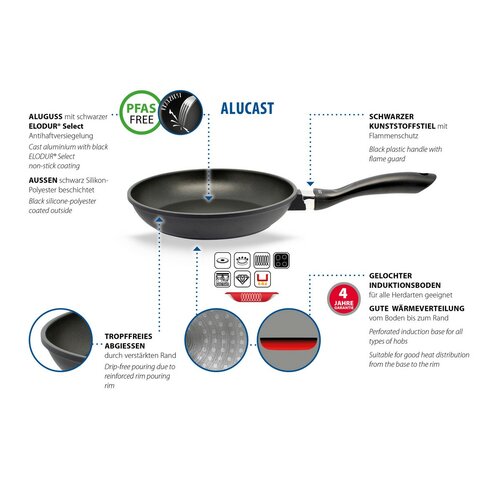 Elo 15528 Alucast 28 cm-es serpenyő