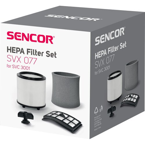 Sencor SVX 077HF súprava filtrov k vysávaču SVC 3001