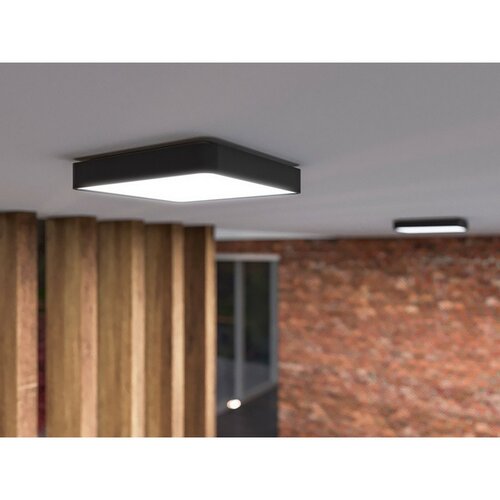 Panlux Přisazené LED svítidlo Verona Square černá, 28,3 x 28,3 cm, IP54