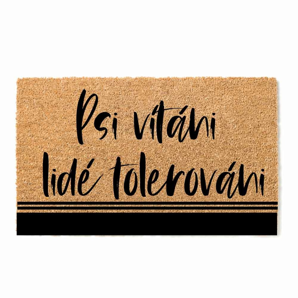 Bohemia Gifts Doormat - Dogs welcome, 40 x 60 cm