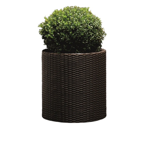 Keter květináč Cylinder L 39 l, hnědá