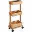 Wenko Bambusový vozík s poličkami TORTONA
