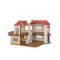 Sylvanian family 5302 Zweistöckiges Haus mit  rotem Dach und Lichtern