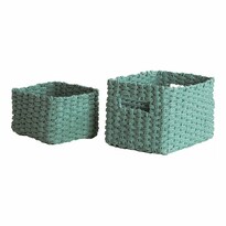 Compactor Набір плетених кошиків з 2 предметів  Lisou, зелений