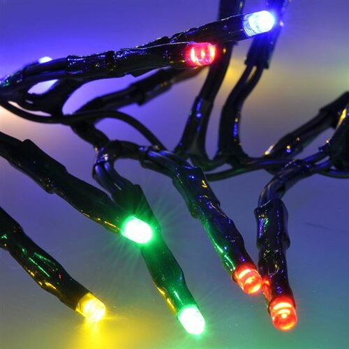 Solight 1V11-M Świąteczny łańcuch LED z czujnikiem dźwięku, zestaw 576 diod LED, kolorowy, 5 m