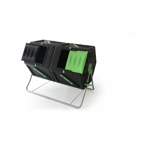 Compostor rotativ Plastia DUO, 2 x 105 l