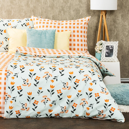 Lenjerie pat 4Home Spring bumbac creponat, 140 x 200 cm, 70 x 90 cm