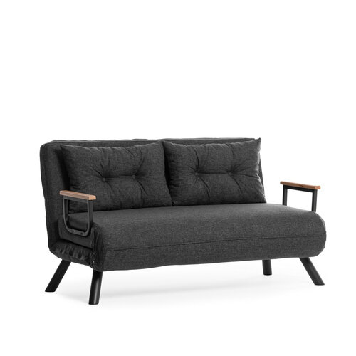 Sando 2 Dark Grey kinyitható kanapé