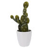 Umělý kaktus v květináči Pintada, 22 cm