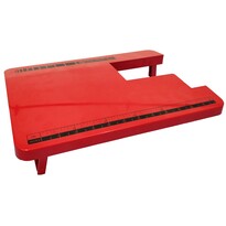 Guzzanti GZ 1191 přídavný stolek, červená