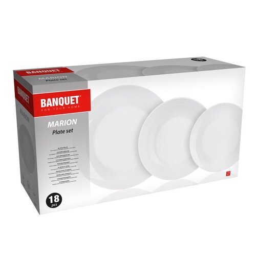 Banquet-Teller-Set 18-teilig MARION