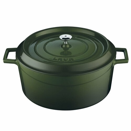 LAVA Metal öntöttvas edény, átmérő 20 cm, zöld, 2,6 l