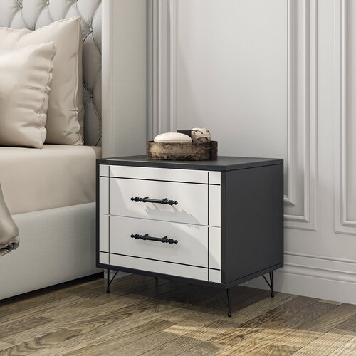 Stolik nocny Night White