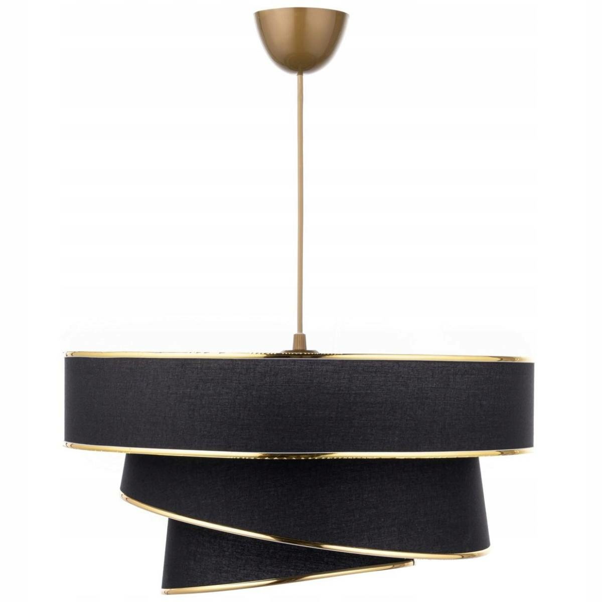 Závesný luster Couper - Black, Gold
