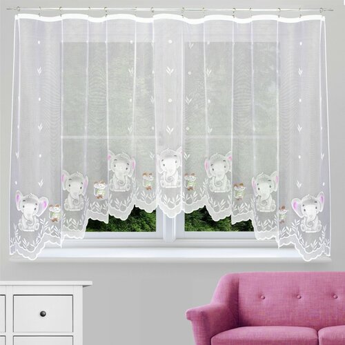 Elefántok függöny színes, 300 x 150 cm